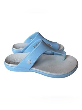 Dansko Krystal Sky Blue Thong Sandals Slides Womens 8.5 EUR 39 Arch Support